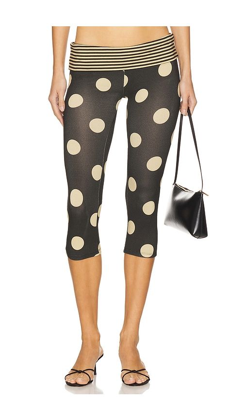 Foldover Waist Capri