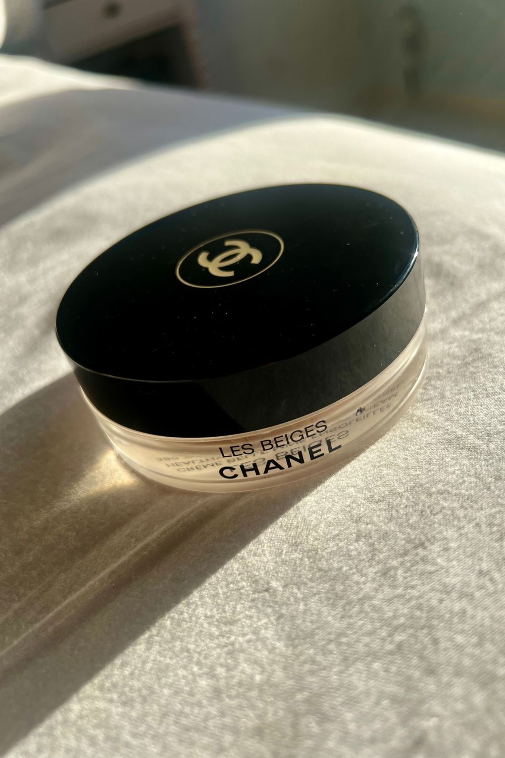 Photo of Chanel Les Beiges Healthy Glow Bronzing Cream in sunlight