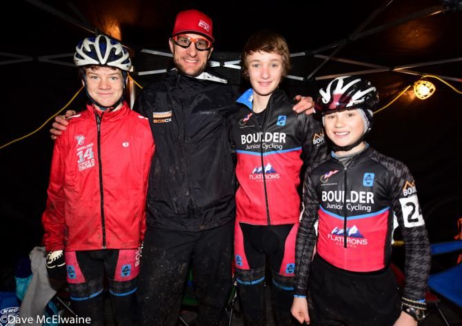 Collegiate racing at the USA Cycling Cyclo-cross National Championships in Austin.