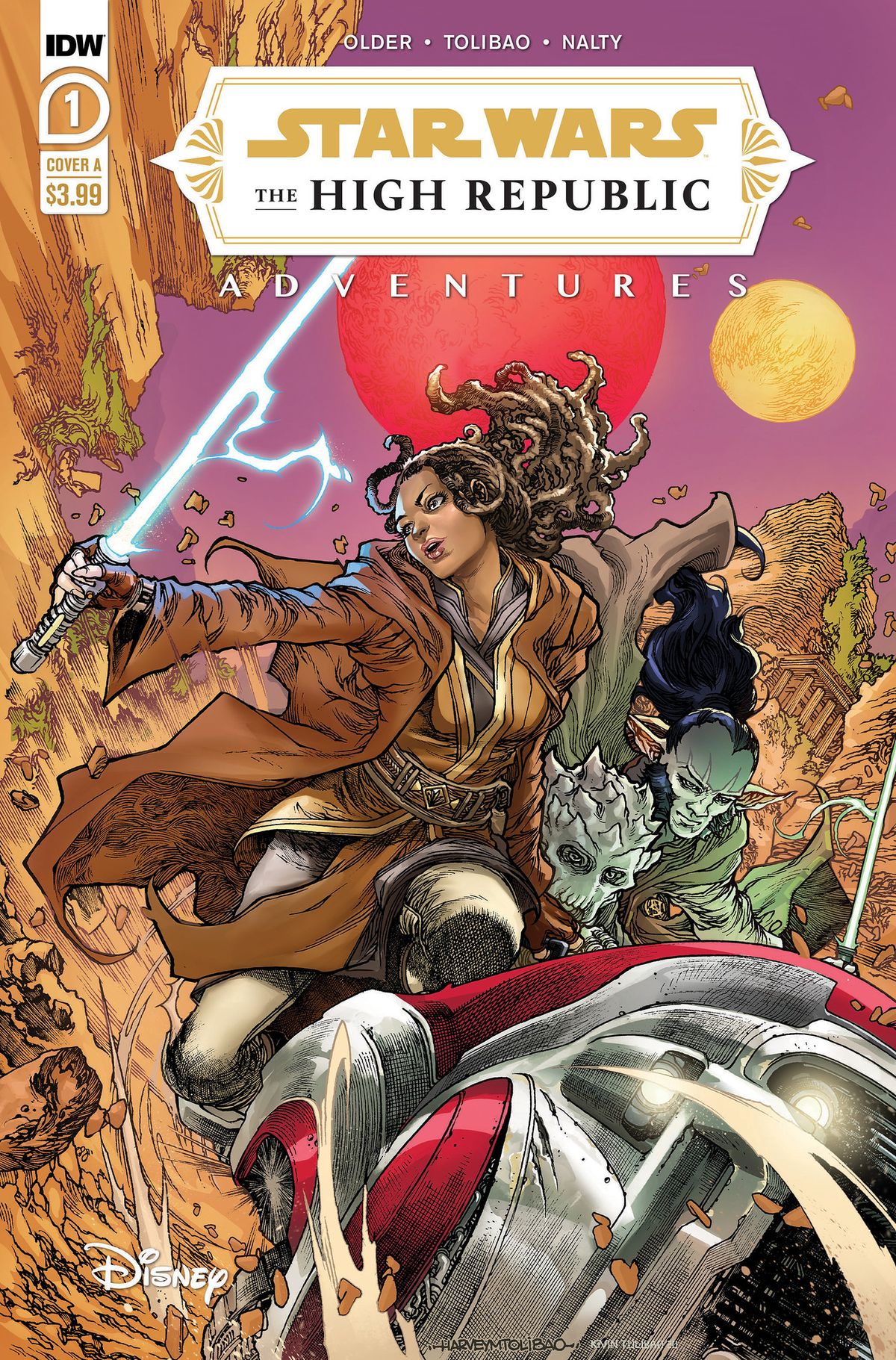 Cover art for the new series "Star Wars: The High Republic."