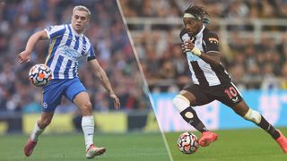 Leandro Trossard of Brighton & Hove Albion and Allan Saint-Maximin of Newcastle United are expected to feature in the Brighton vs Newcastle live stream