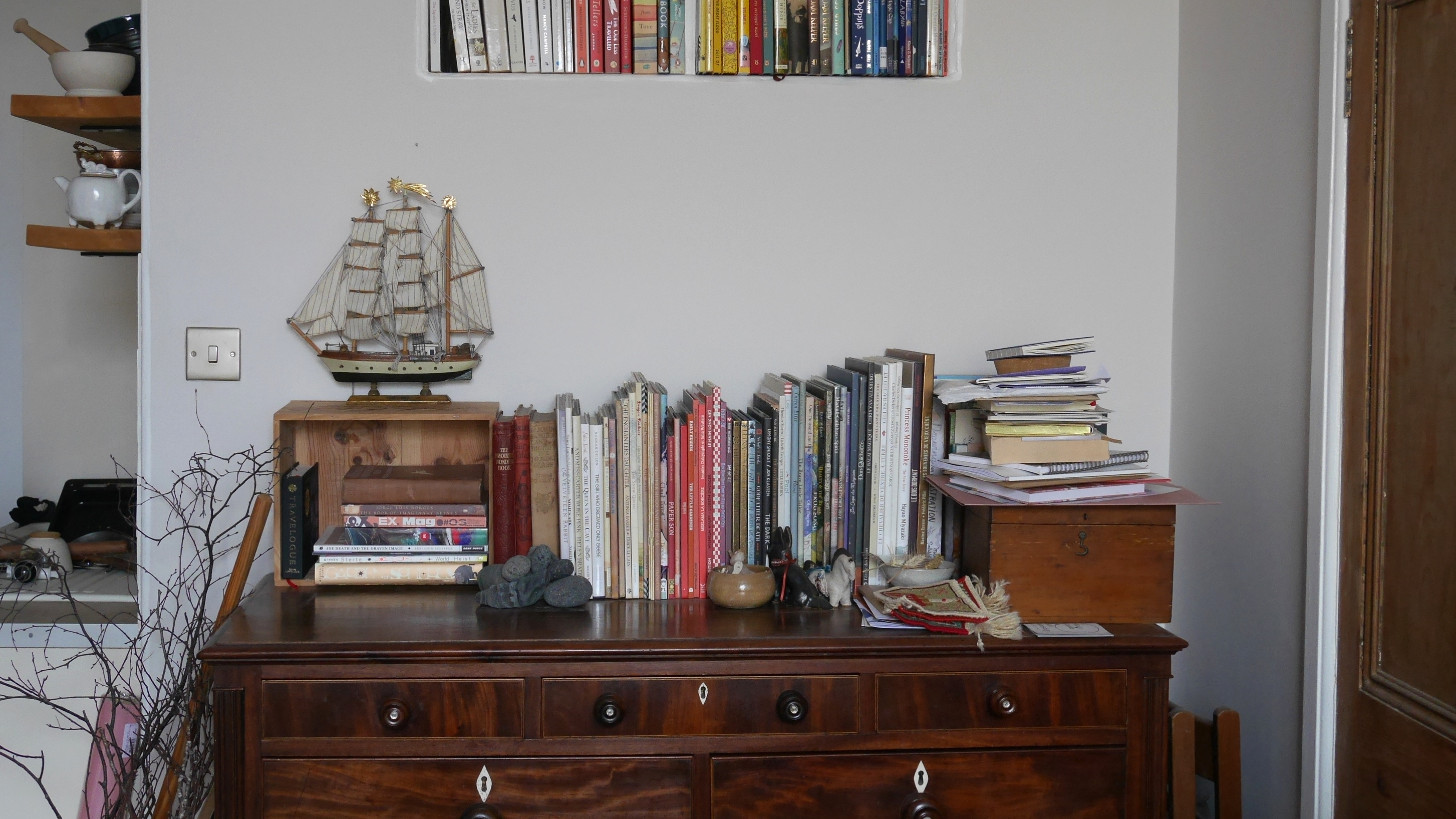 Artist in residence; art materials