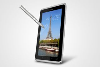 The HTC Flyer with its stylus
