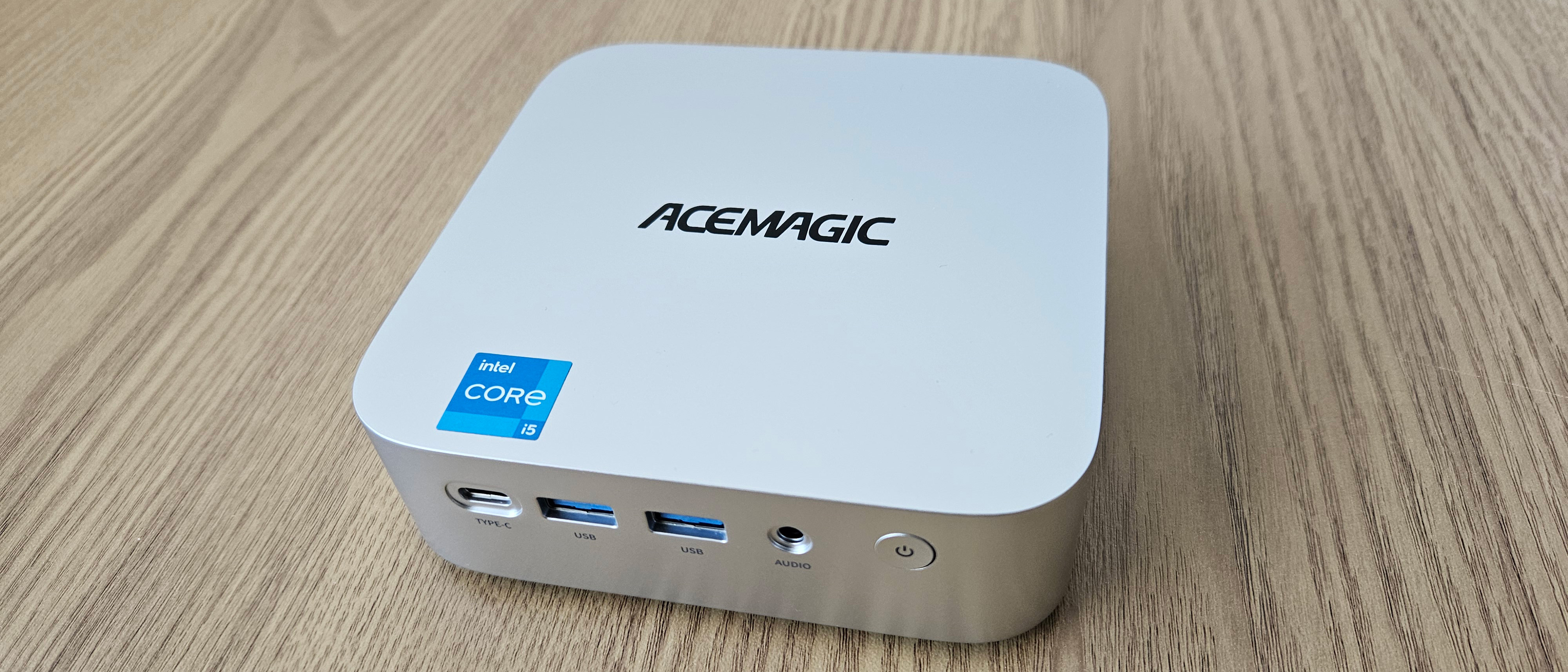 The AceMagic Kron Mini K1 on a desk