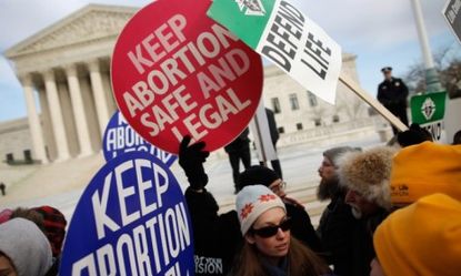 Anti-abortion and pro-abortion rights advocates both concede that the landmark abortion ruling of Roe v. Wade is effectively obsolete today, says Dahlia Lithwick at Slate.