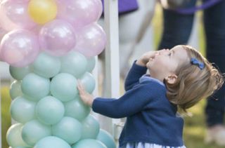 princess charlotte balloons wave