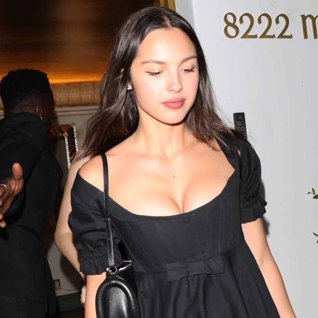 Olivia Rodrigo made a surprise appearance at a 2025 Emmys after-party in a little black dress