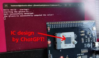 QTCore-C1 chip demo