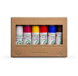 product shot of Old Holland best oil paint set