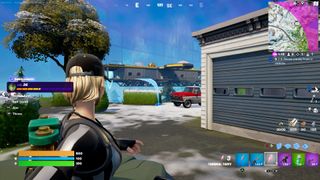 Throw candy from a vehicle in Fortnite