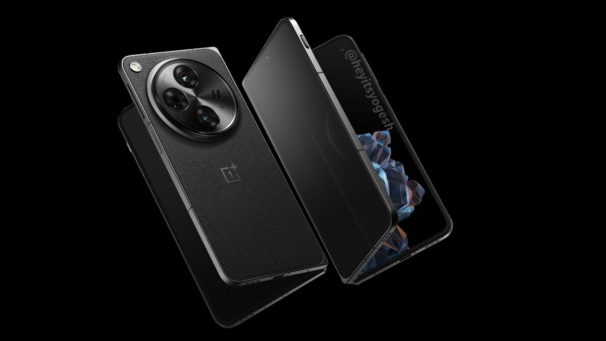 Alleged renders of the OnePlus Open