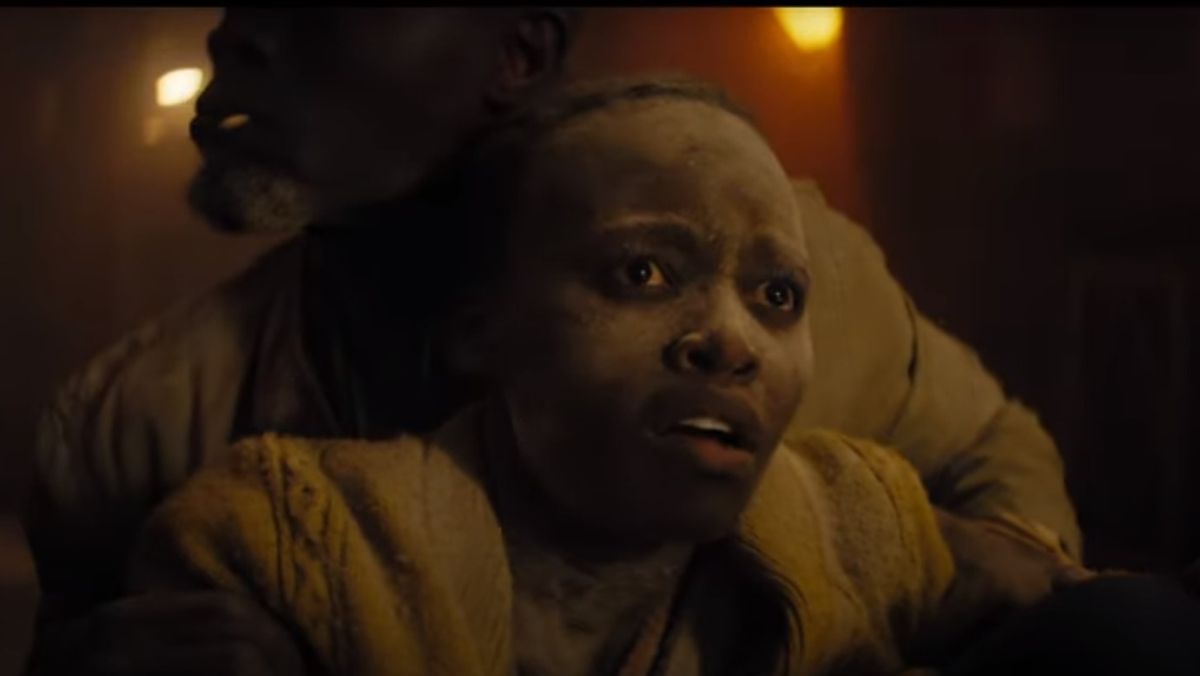 Djimon Honsou and Lupita Nyong&#039;o in A Quiet Place: Day One