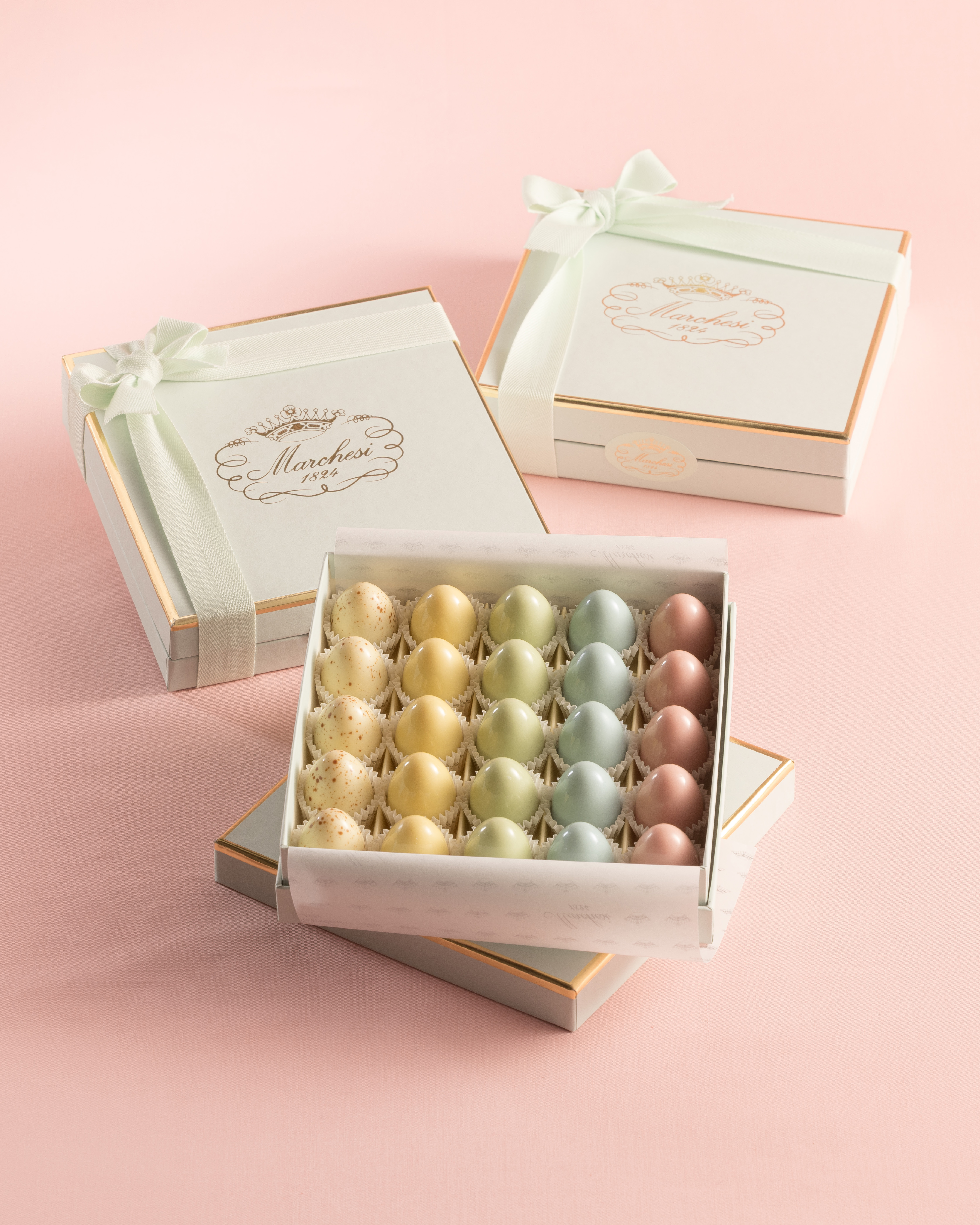 Marchesi 1824, Small chocolate eggs in pastel colours