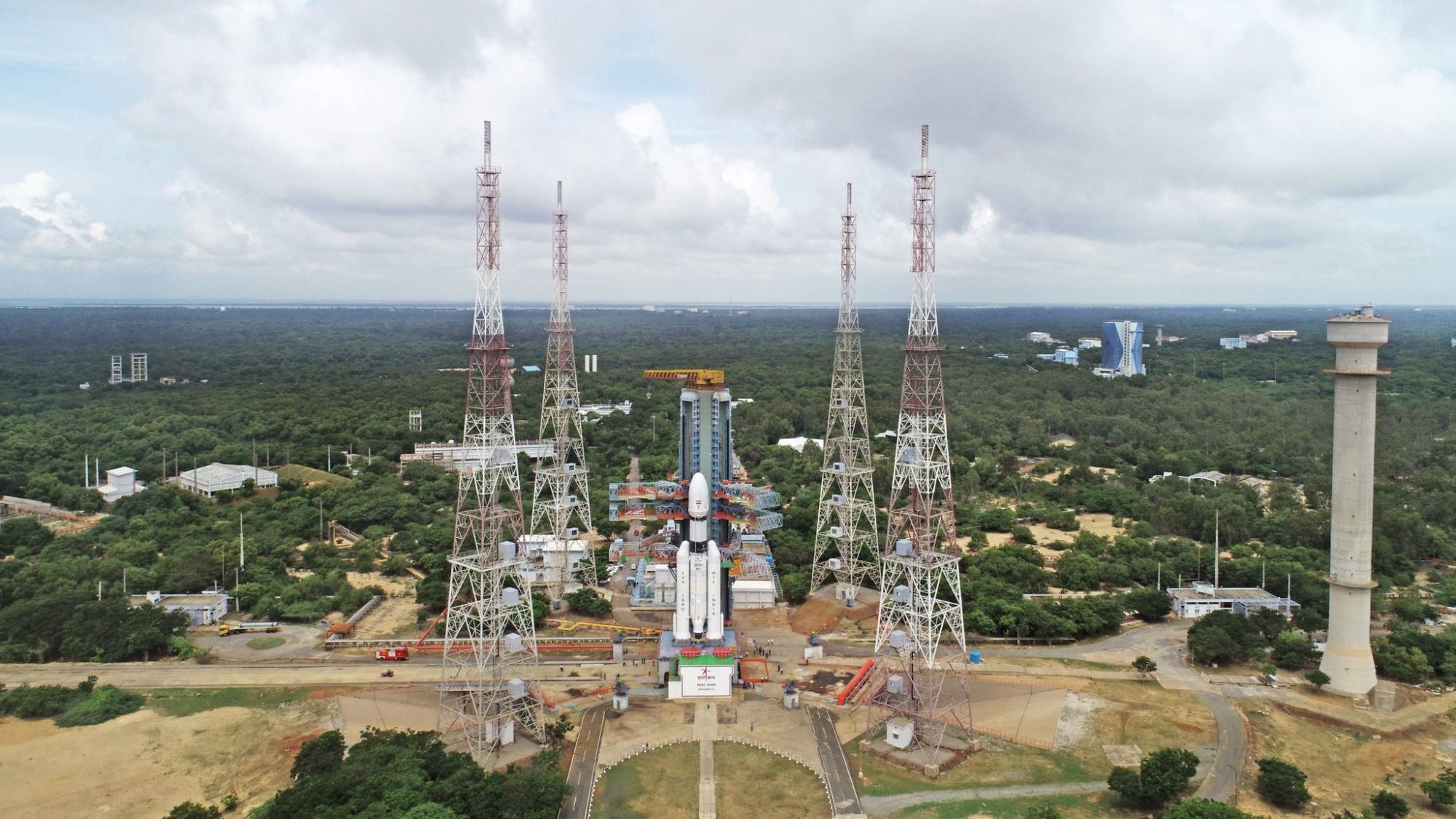 Watch India’s most powerful rocket launch a huge military communications satellite to orbit today