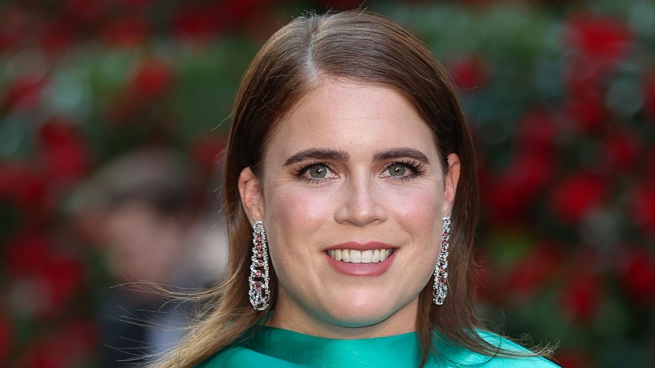 Princess Eugenie&#039;s emerald silk gown worn as she attends Vogue World: London 2023