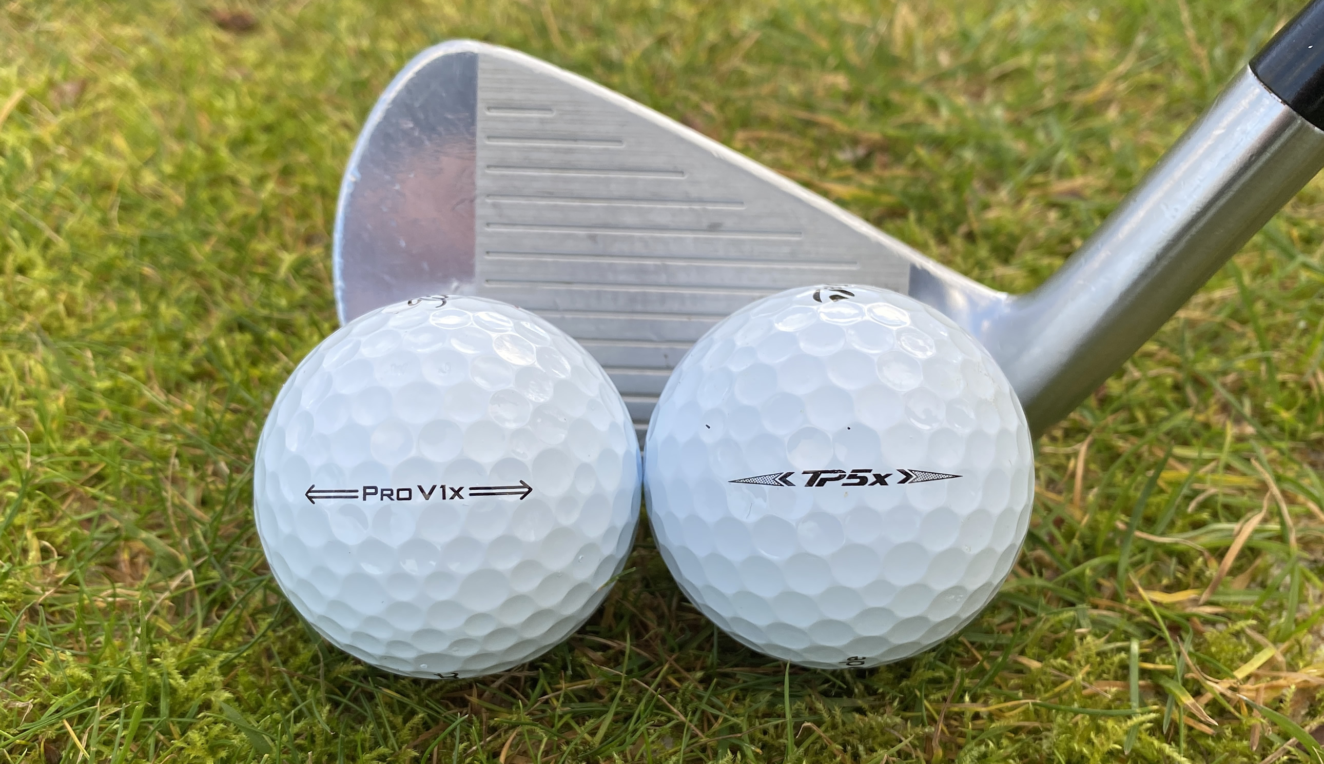 Titleist Pro V1x vs TaylorMade TP5x golf balls. Golf Monthly