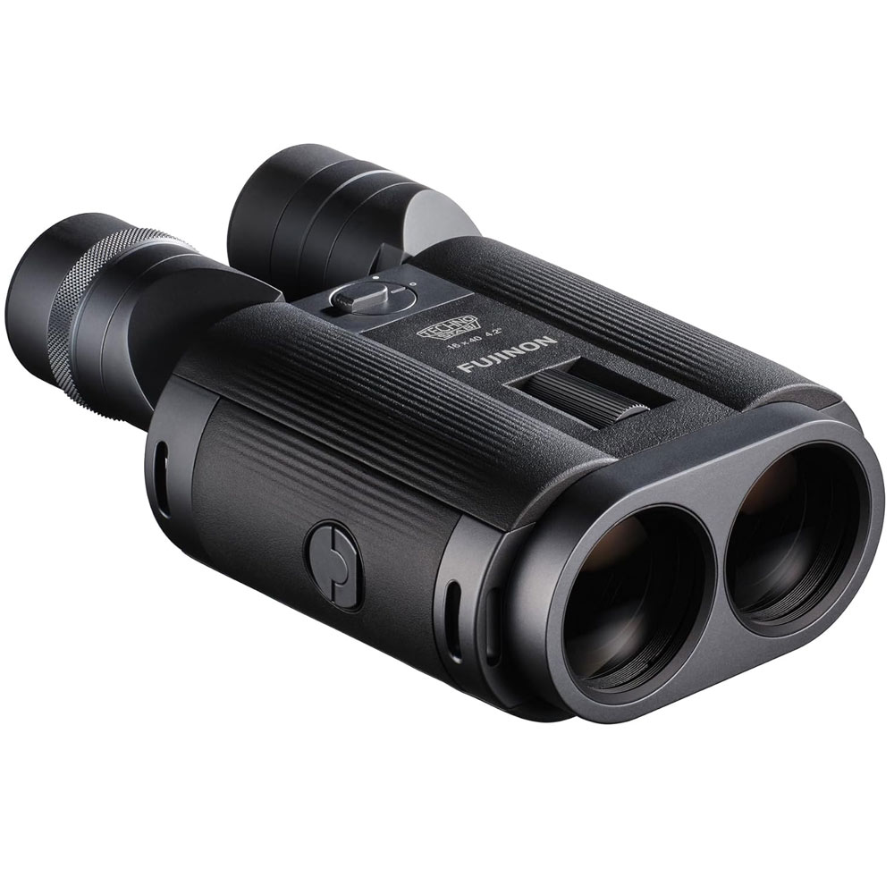 The Fujifilm Fujinon TechnoStabi TS-L 1640 binoculars on a white background.