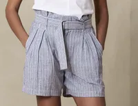 LINEN-BLEND PAPERBAG SHORT, $49 (£38) | Banana Republic