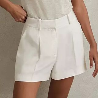 Reiss Linen Blend Tailored Shorts