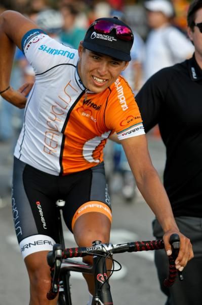 Cole House (Realcyclist.com) looking happy after the win.