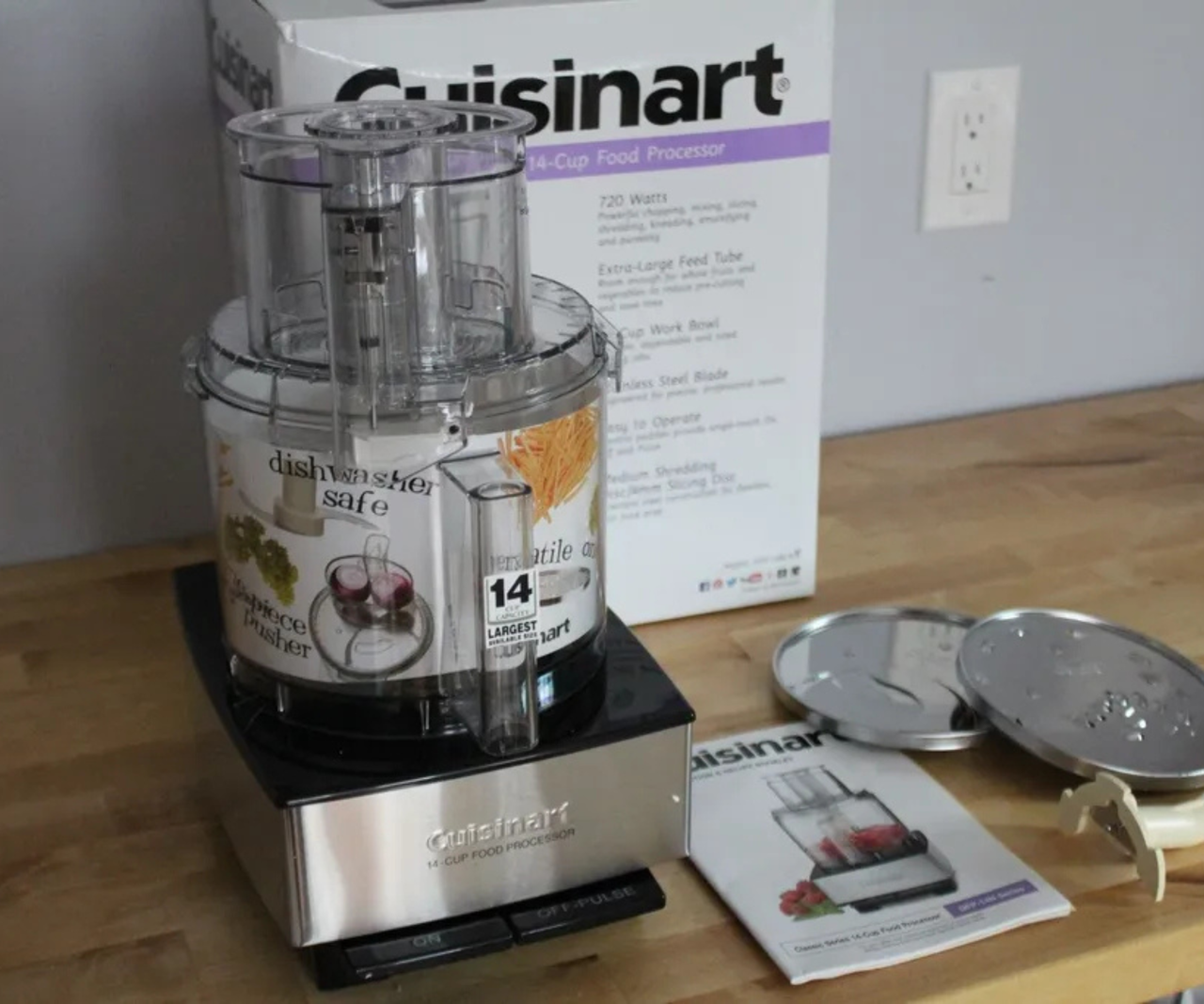 Cuisinart 14-Cup Food Processor in the test kitchen