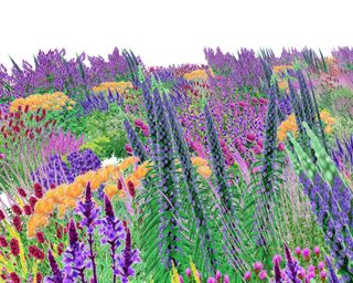 Pollinator Pathmaker, Digital rendering of Eden Project Edition Garden