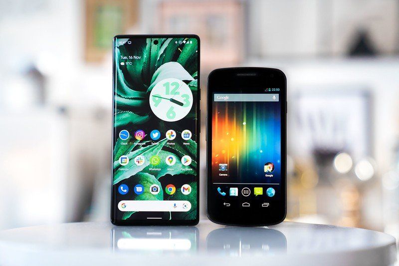 Google Pixel 6 Pro Vs Samsung Galaxy Nexus