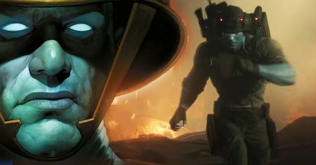 Image from Rogue Trooper movie made using Unreal Engine 5