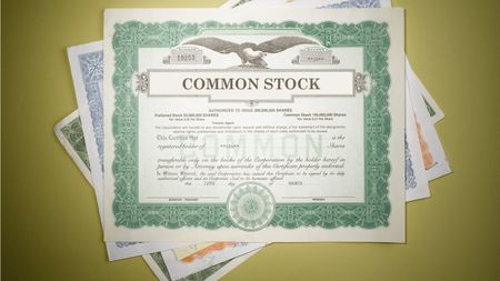 Stock certificates