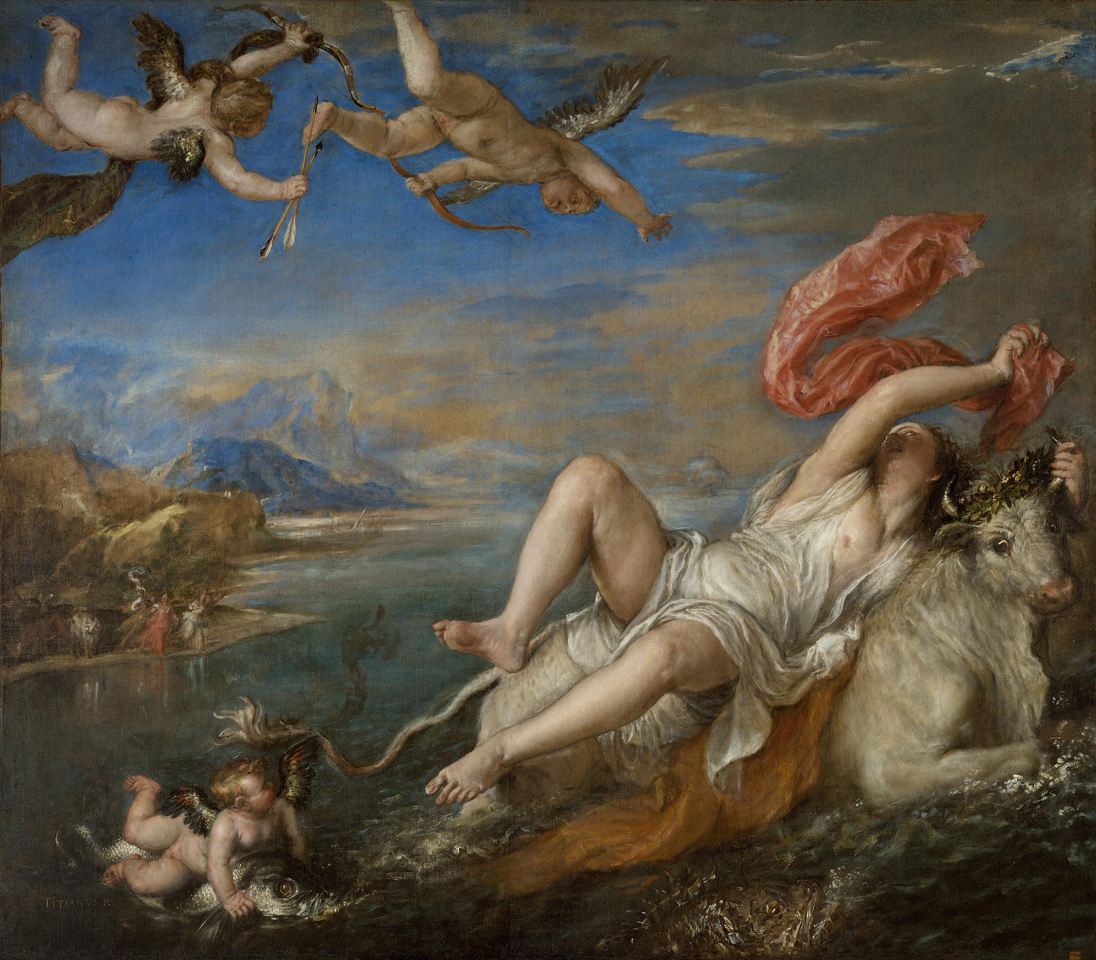 The Rape of Europa by Titian.