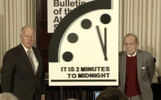 Jerry Brown and Robert Rosner present the 2019 update to the Doomsday Clock.