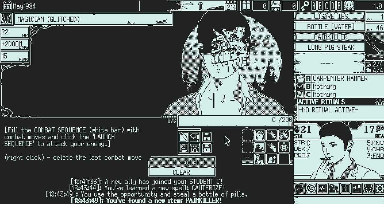 World of Horror adventure roguelike