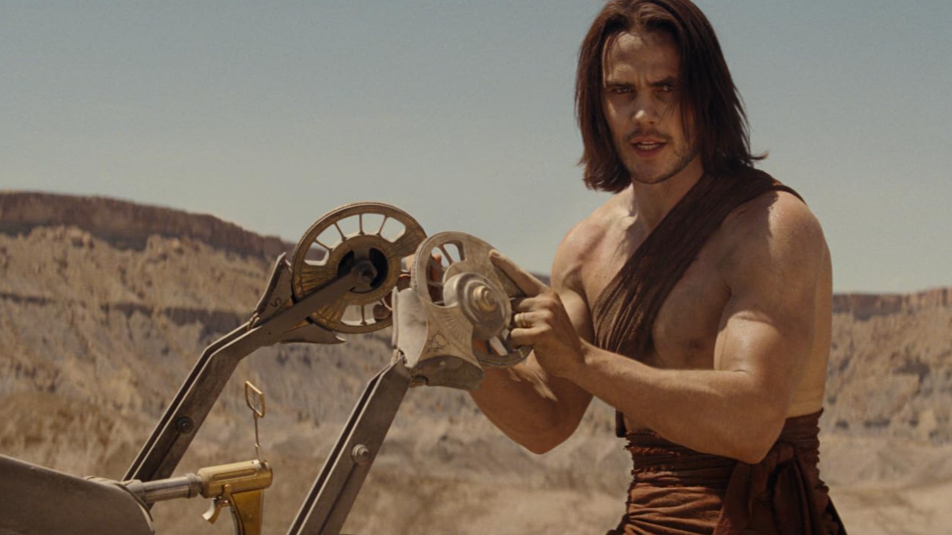 Taylor Kitsch as John Carter in John Carter