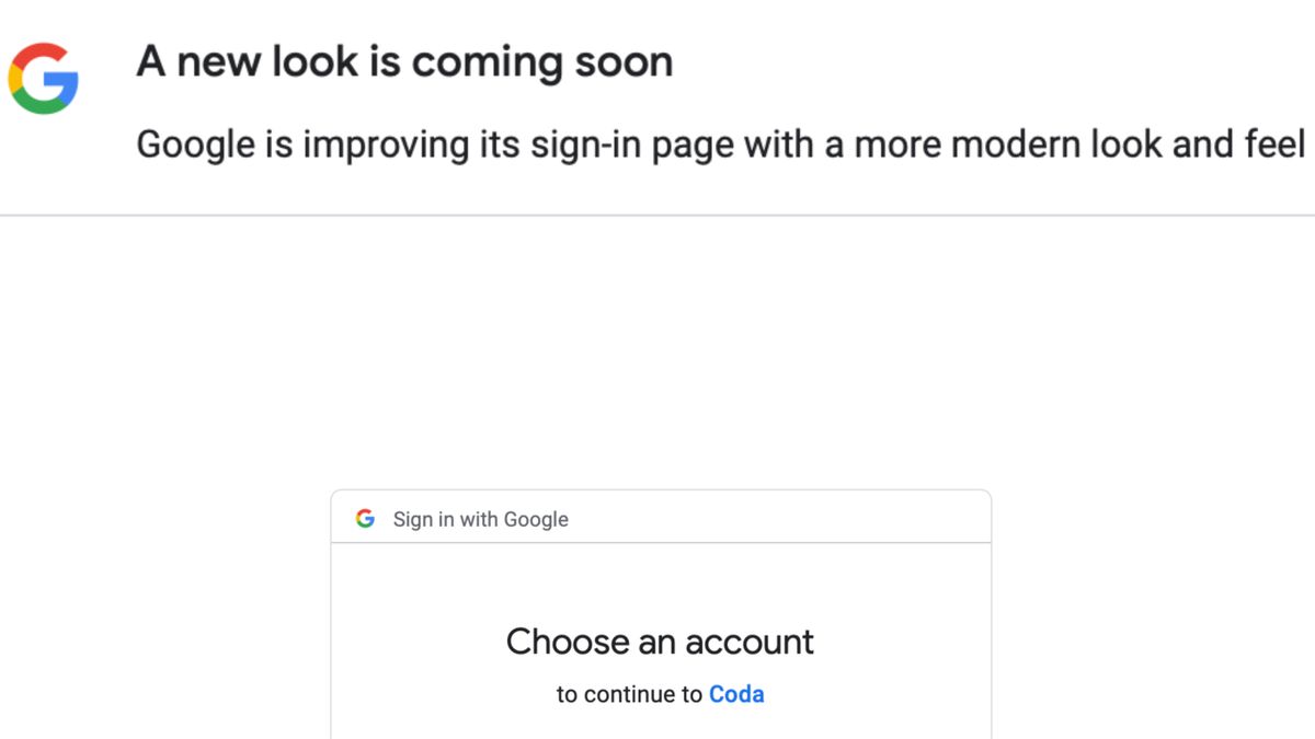 Google teases redesign for Sign in with Google with a ‘new look’ on the way