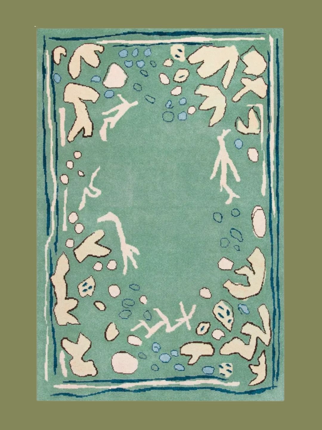Nordic Knots by Eagle + Hodges, Giverny in Green