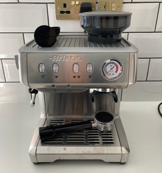 Ariete 1313 Espresso Maker set up ready for use