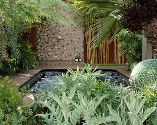 swim spa in Kate Gould's Chelsea Flower Show 2022 garden