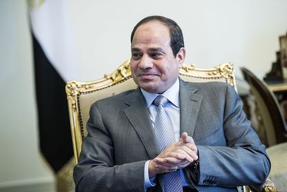 Egyptian President Abdel Fattah al-Sisi. 