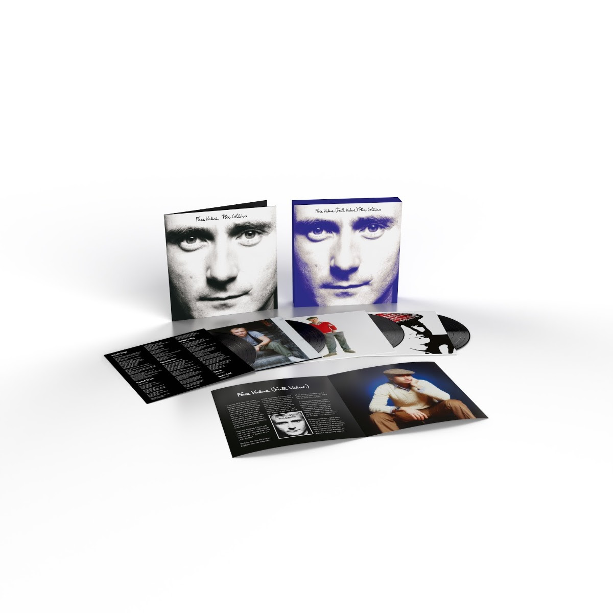 Phil Collins Face Value deluxe vinyl box set packshot