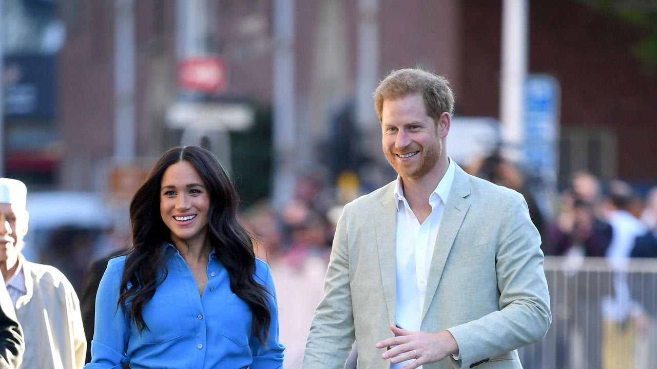 cape town, south africa september 23 meghan, duchess of sussex and prince harry, duke of sussex visit the district six homecoming centre during their royal tour of south africa on september 23, 2019 in cape town, south africa photo by karwai tangwireimage