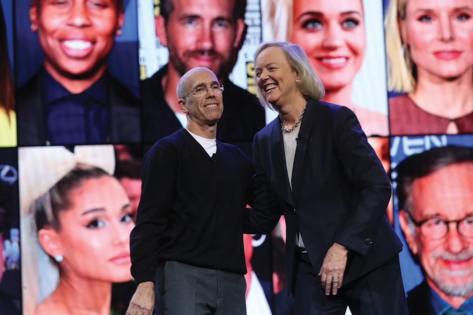 Jeffrey Katzenberg and Meg Whitman of Quibi