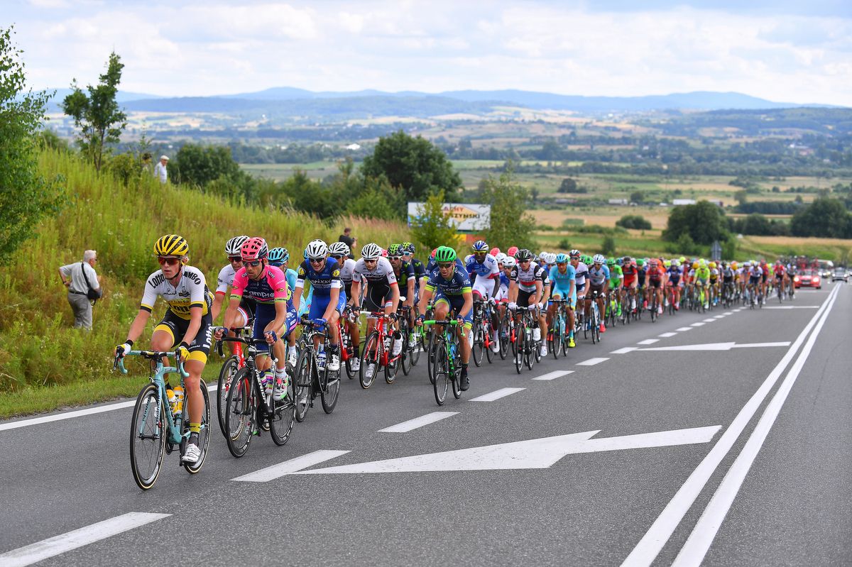 The Tour de Pologne peloton