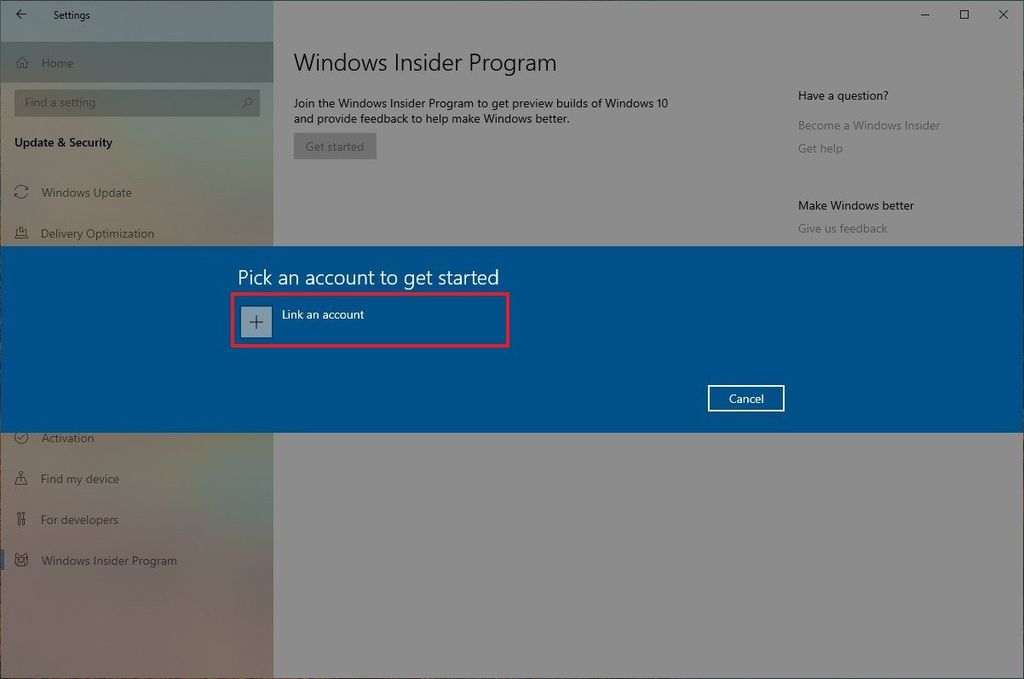 How to enroll PC into the Windows Insider Program with the May 2019