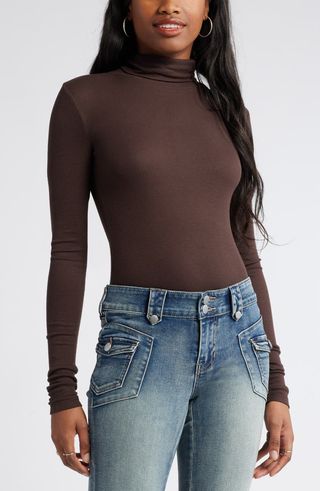 Turtleneck Rib Top