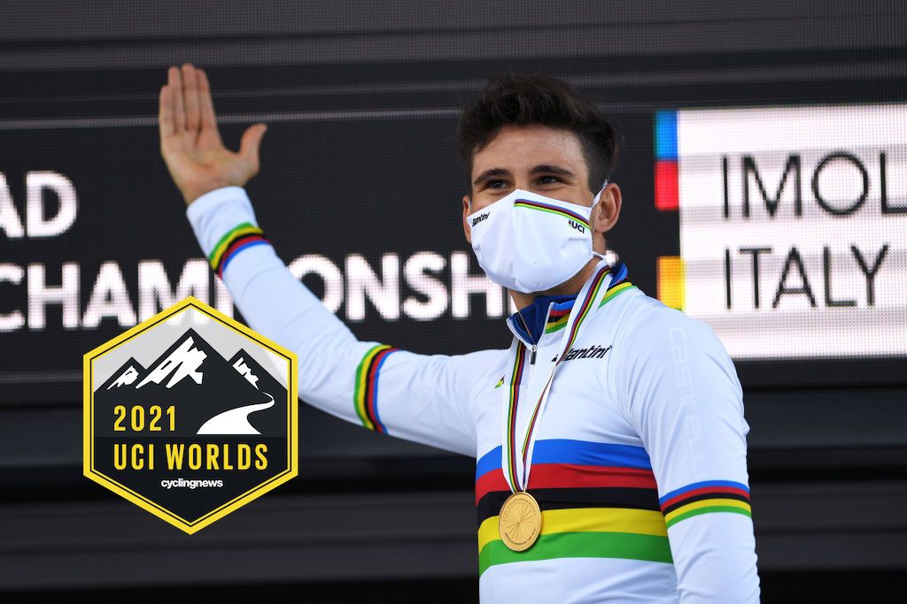 Filippo Ganna of Italy will defend his gold medal and rainbow jersey in the elite men&#039;s time trial at the 2021 UCI World Championships