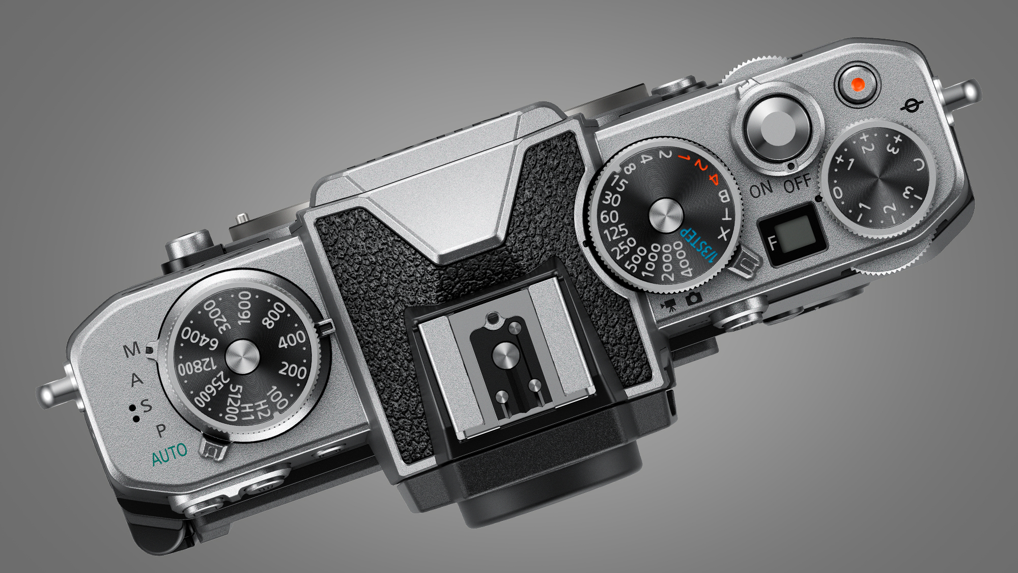 The Nikon Zfc's top plate controls and dials