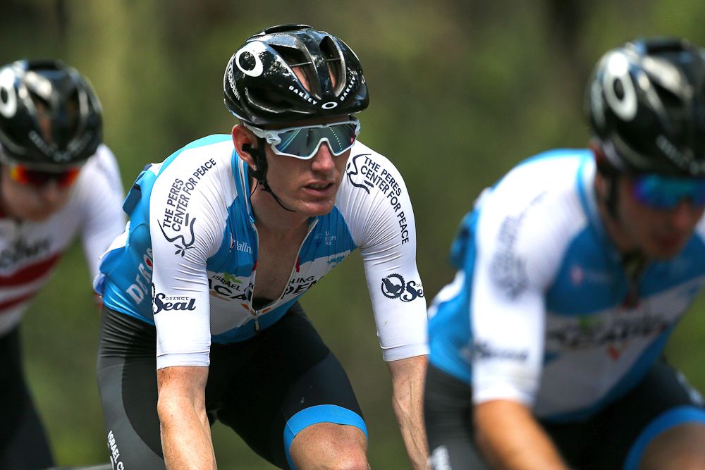 Zak Dempster (Israel Cycling Academy) competes in the Herald Sun Tour earlier this year