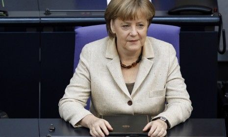 German Chancellor Angela Merkel