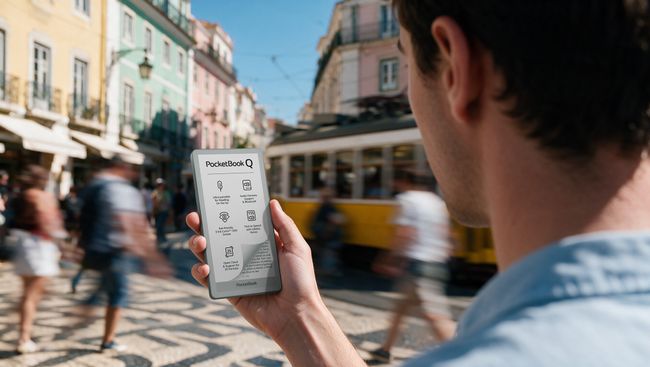PocketBook Q претендует на звание букридера, который носят с собой повсюду