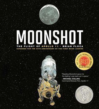 Moonshot takes its young readers on a journey to the moon and back.